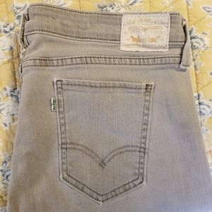 Levi's Eco Gray 545 Skinny Leg Jean 10M /W32